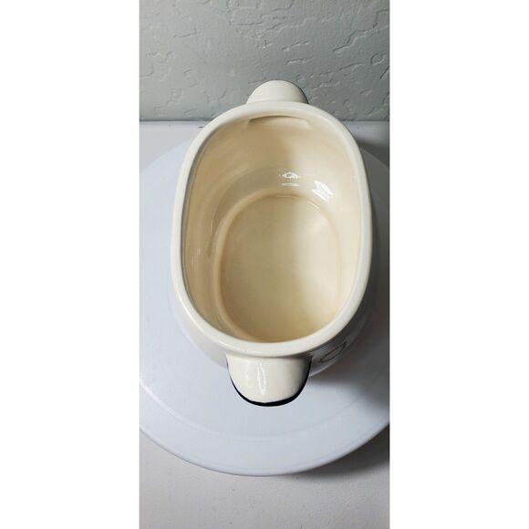 Country Borders by Sango Ceramic Soup Tureen or Gravy Boat with a lid ~Vintage~ - Picture 6 of 8